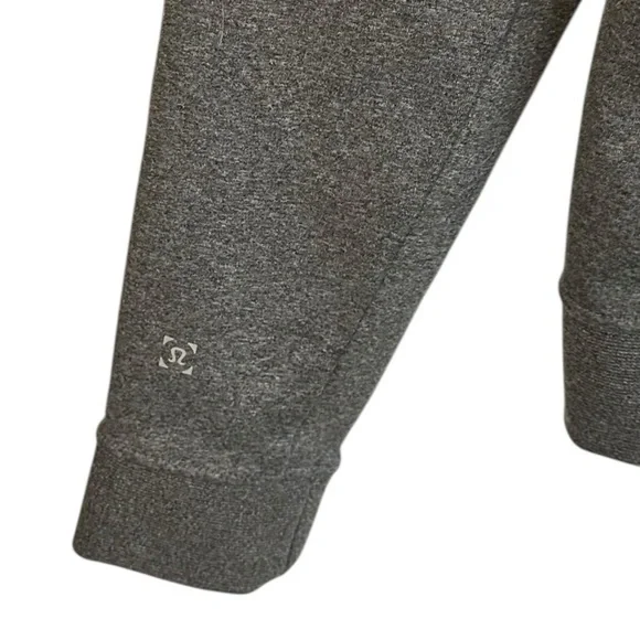 Lululemon Men’s City Sweat Full Zip Athletic Bomber Jacket Size Small Dark gray
